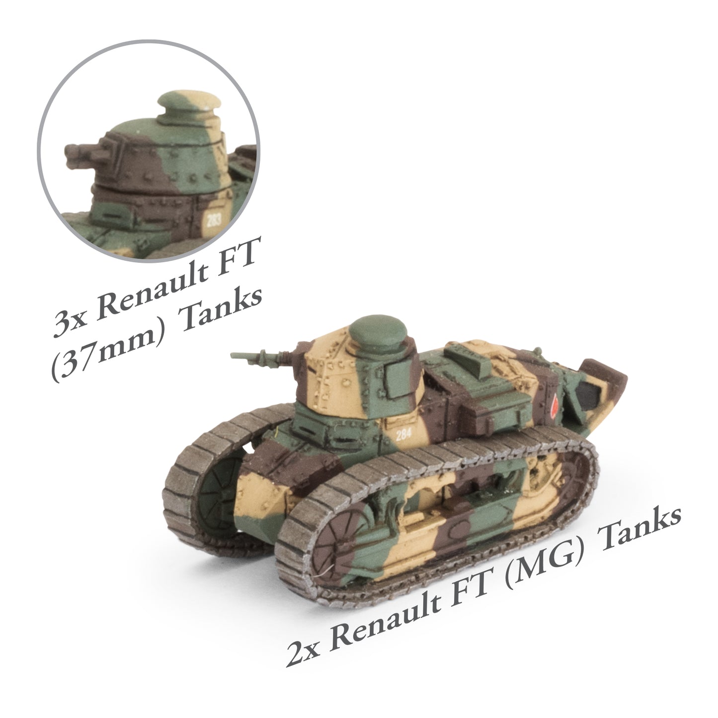 Preorder - Renault FT Tank Platoon (x5) (EW)