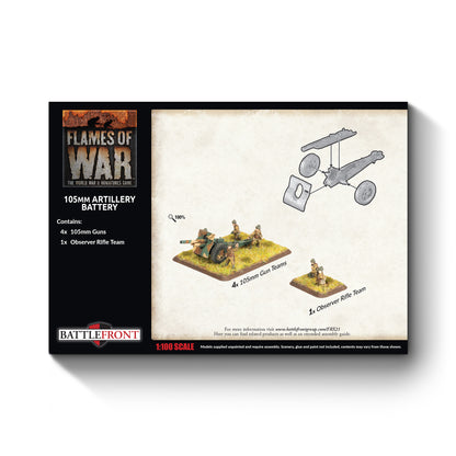 Preorder - 105mm Artillery Battery (x4 guns) (EW)