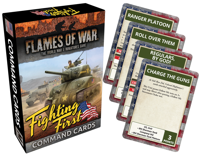 Fighting First Command Cards