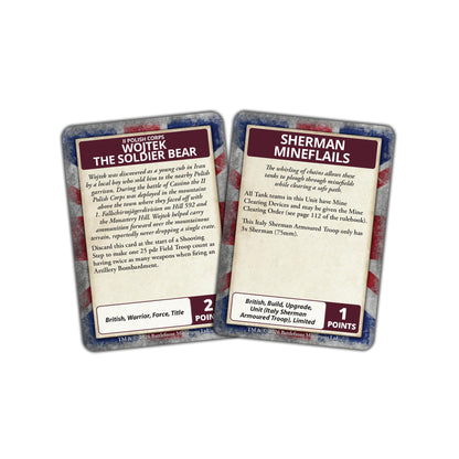 Preorder - Liberation of Italy British Command Card Pack (55 cards)