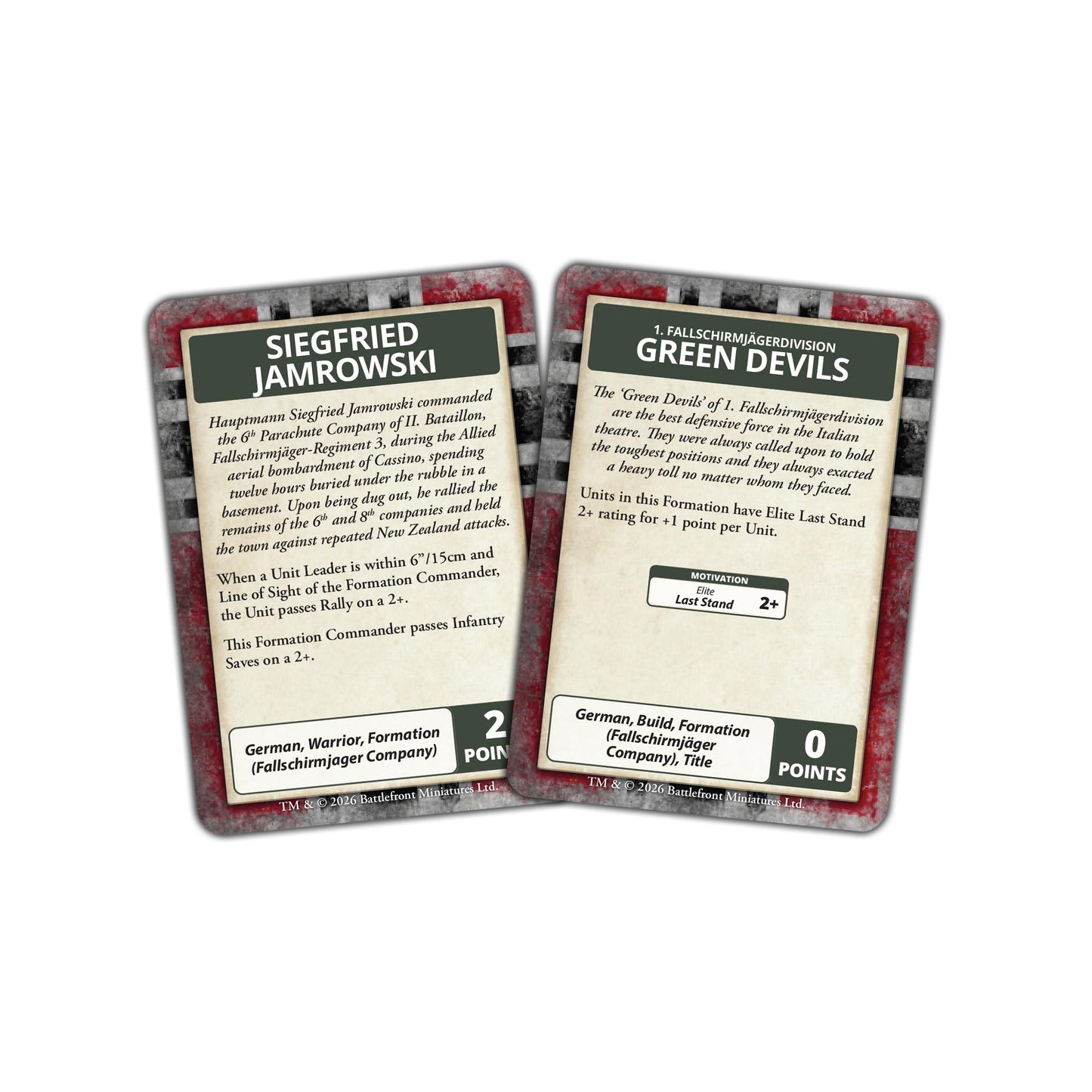 Preorder - Liberation of Italy German Command Card Pack (47 cards)