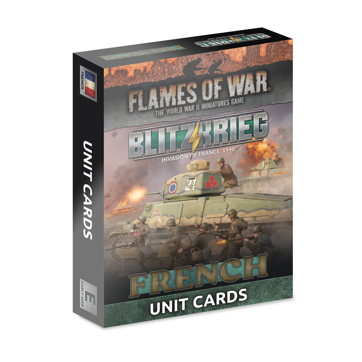 Preorder - Blitzkrieg French Unit Cards (x41 Cards) - Limited Edition