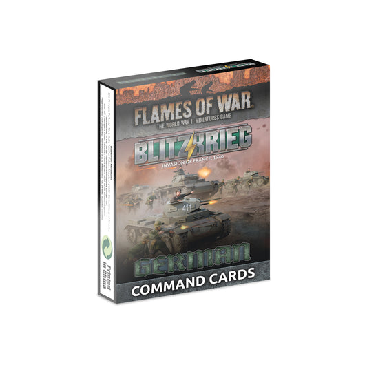 Preorder - Blitzkrieg German Command Cards (x39 cards) - Limited Edition (EW)