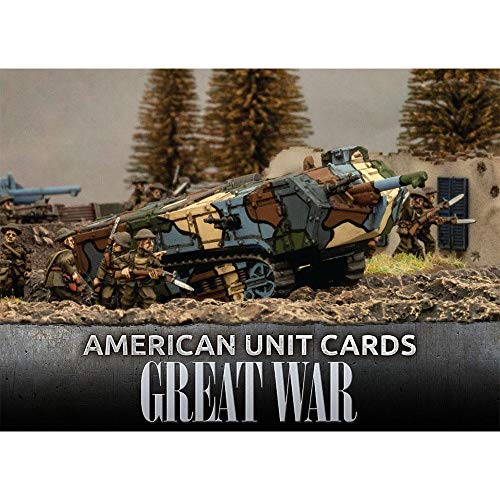 Flames of War The Great War American Unit Cards
