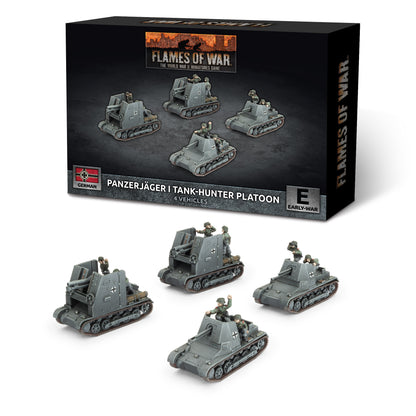 Preorder - Panzerjager I Anti-tank Platoon (x4 Plastic) (EW)