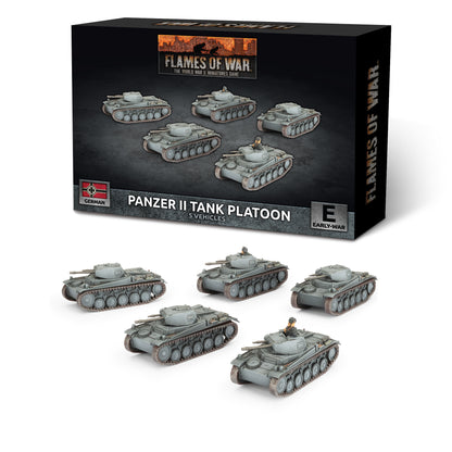 Preorder -Panzer II Platoon (x5 Plastic) (EW)