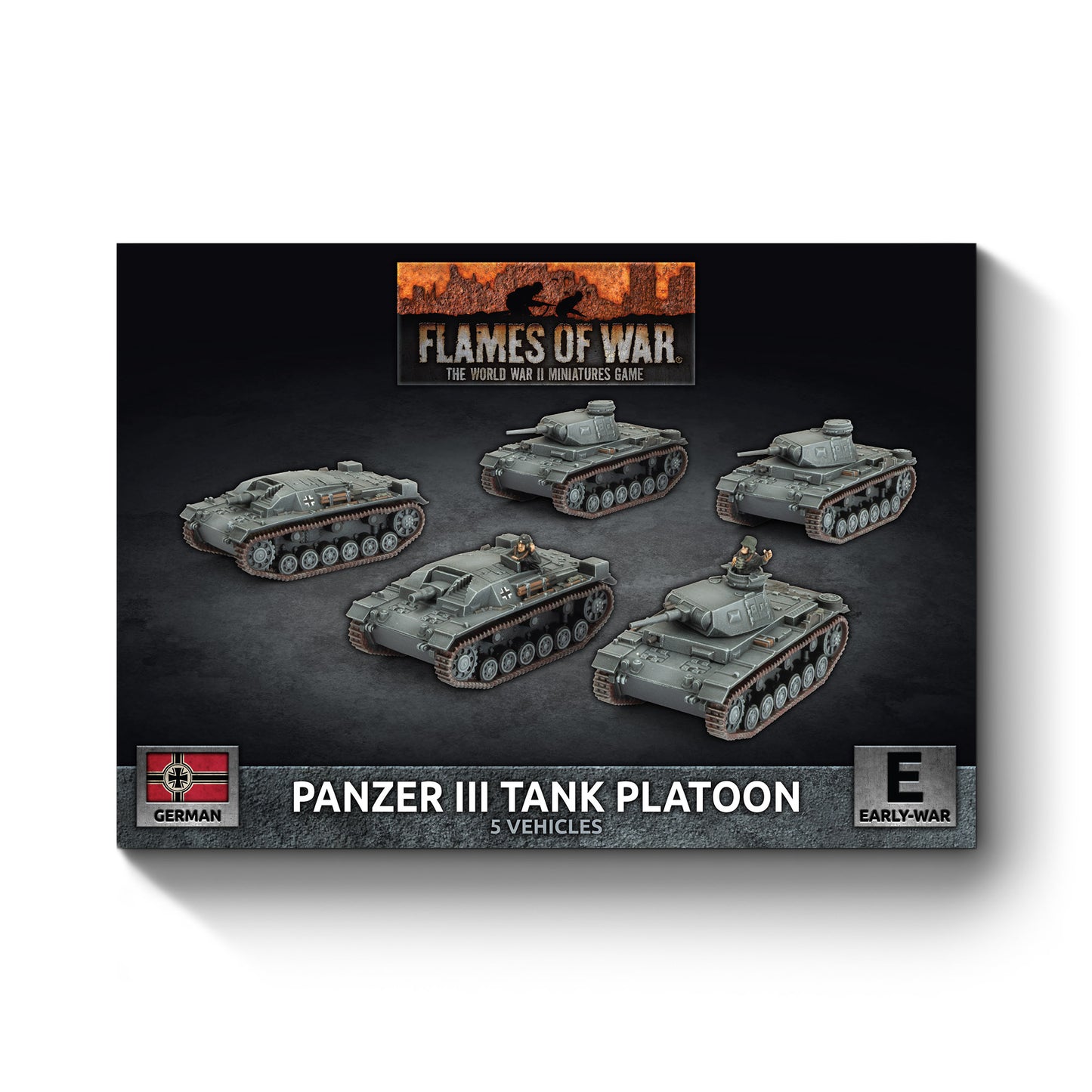 Preorder - Panzer III/StuG III A Platoon (x5 Plastic)