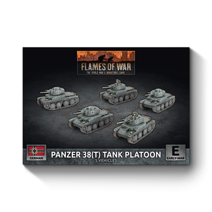 Preorder - Panzer 38(t) Platoon (x5 Plastic) (EW)