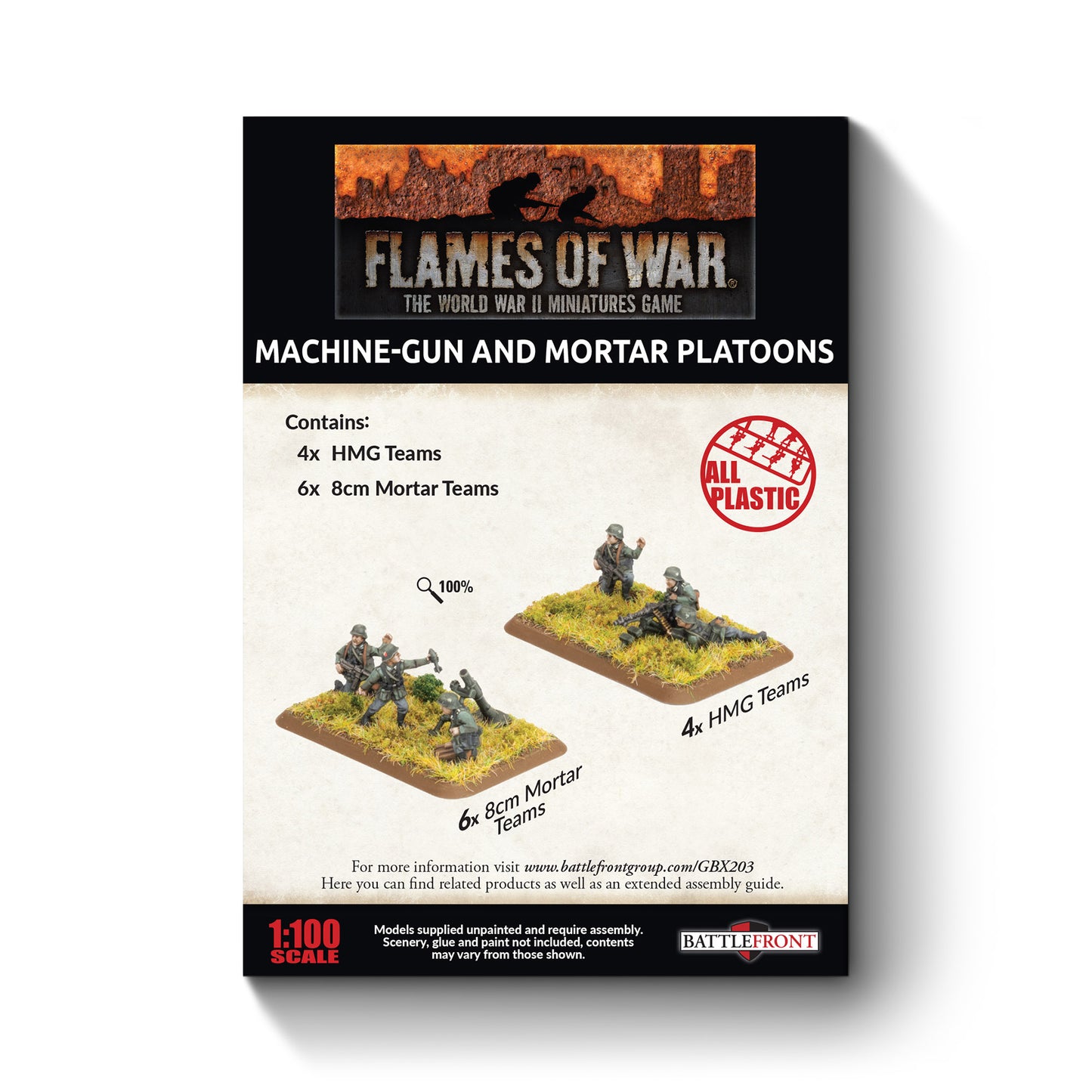Preorder - HMG and Mortar Platoons (Early, Plastic) (EW)