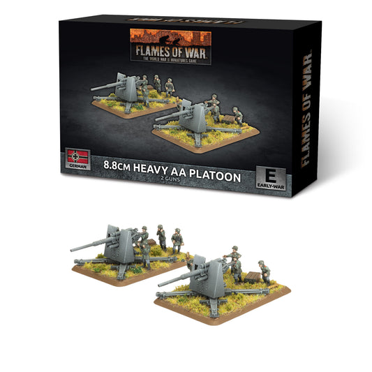 Preorder - 8.8cm Heavy AA Platoon (Early) (x2 guns Plastic) (EW)
