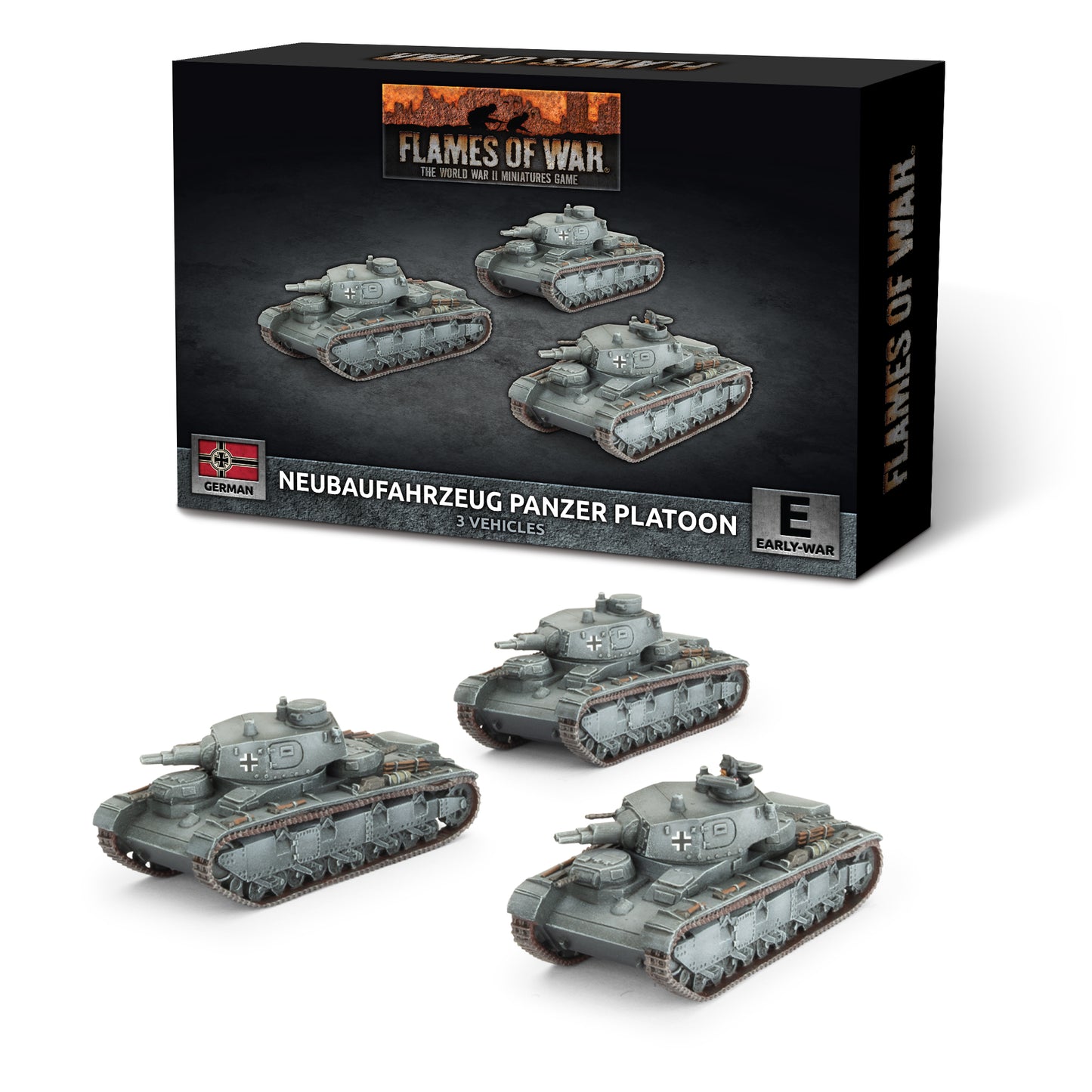 Preorder - Neubaufahrzeug Panzer Platoon (x3)