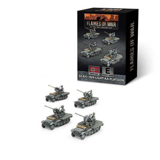 Preorder - Sd Kfz 10/4 (2cm) Light AA Platoon (x4) (EW)
