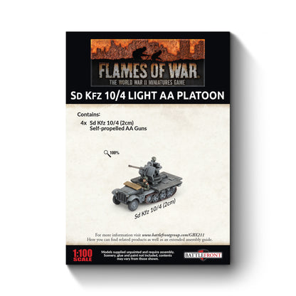 Preorder - Sd Kfz 10/4 (2cm) Light AA Platoon (x4) (EW)