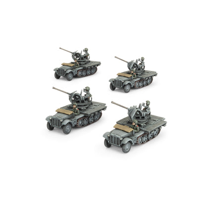 Preorder - Sd Kfz 10/4 (2cm) Light AA Platoon (x4) (EW)