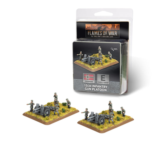 Preorder - 15cm Infantry Gun Platoon (x2 guns)