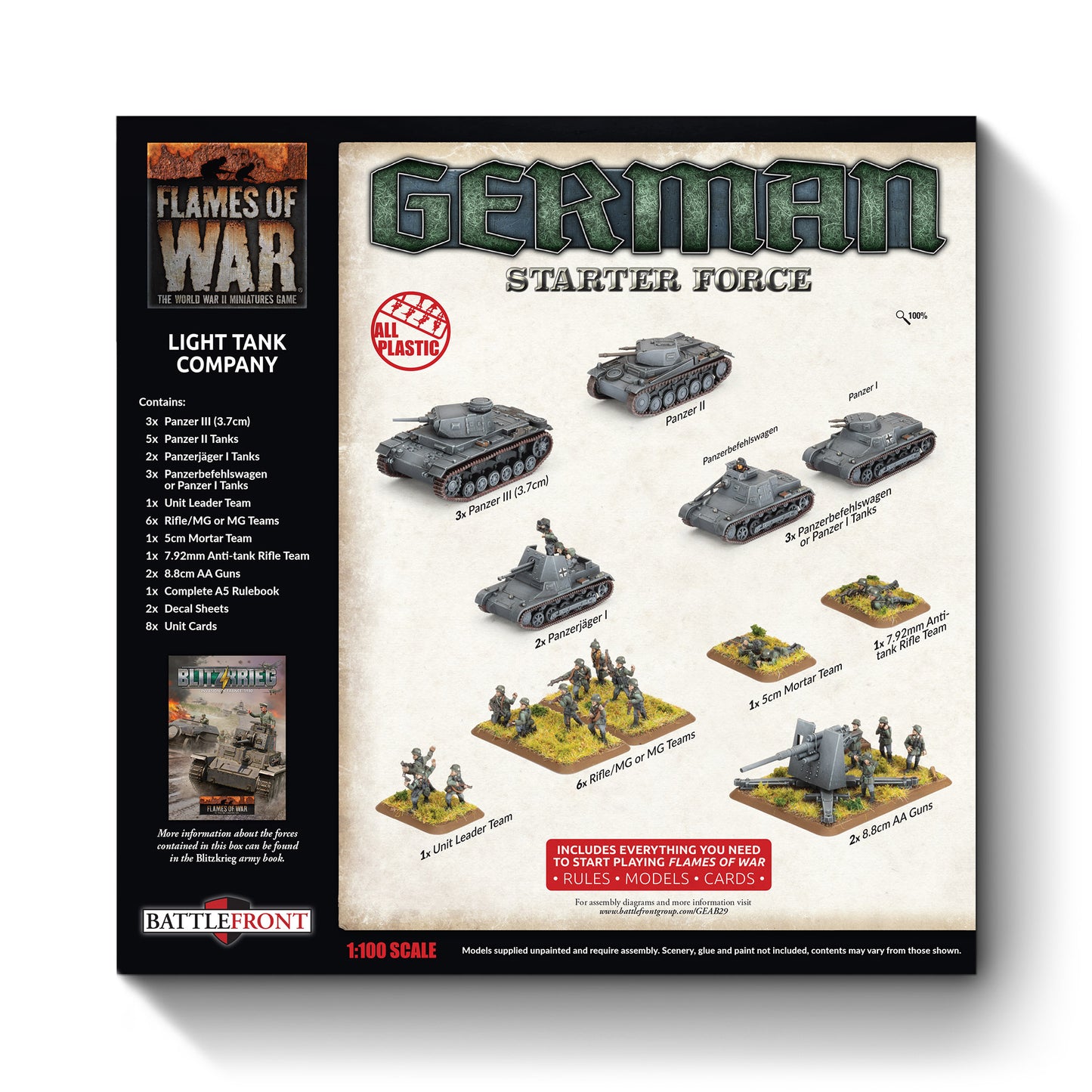 Preorder - German Light Tank Company (Plastic) (EW)