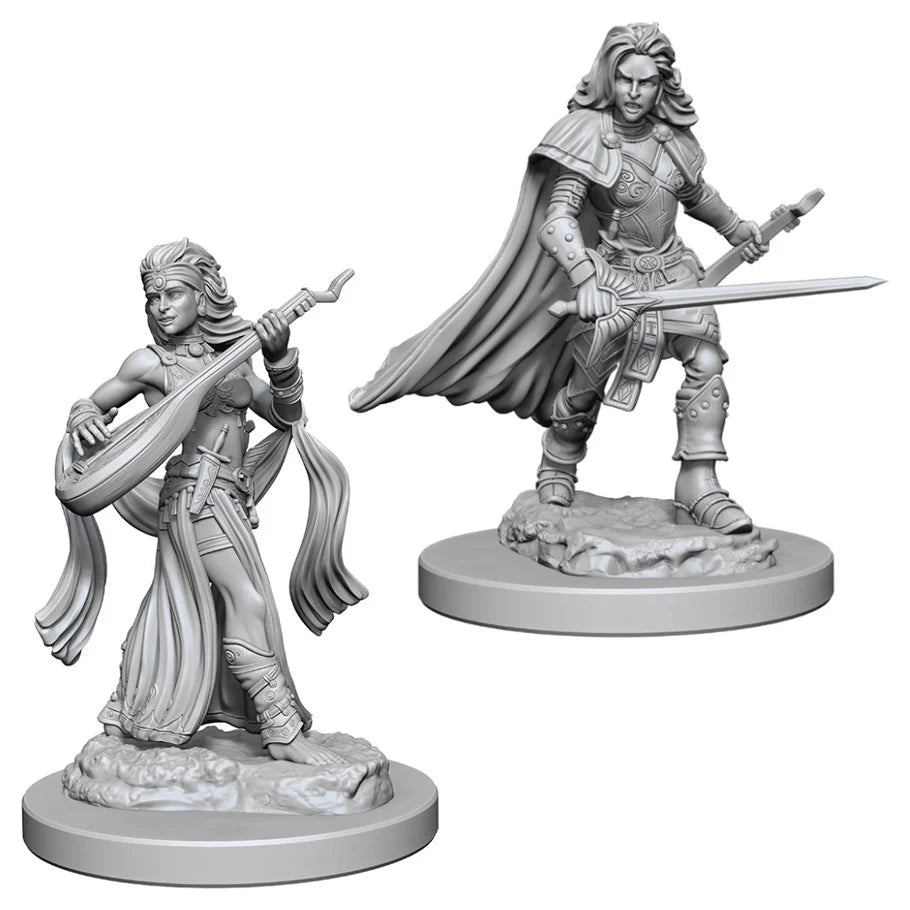 Human Female Bard Pathfinder Deep Cuts Miniatures MOQ2