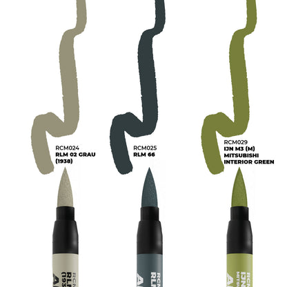WWII AXIS AIRCRAFT COCKPIT COLORS – RC MARKERS SET