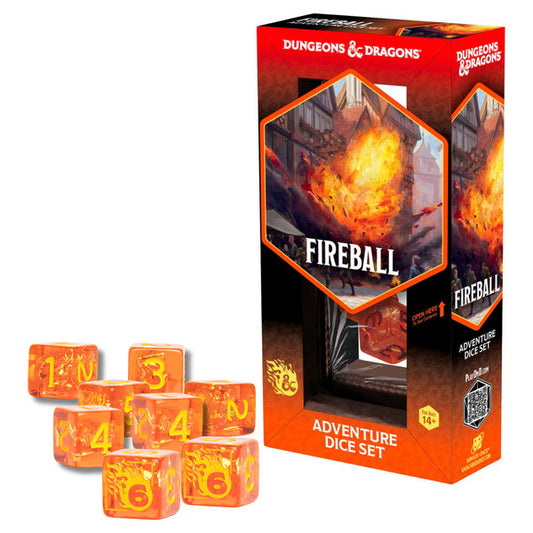 D&D Adventure Dice Fireball (8)