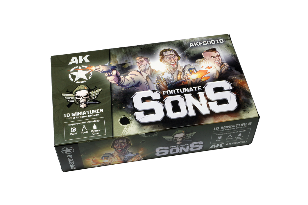 Preorder - FORTUNATE SONS · 101ST AIRBORNE DIVISION · 10 MINIATURES