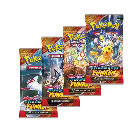 Pokemon KP08 Stürmische Funken Booster DE Fix36