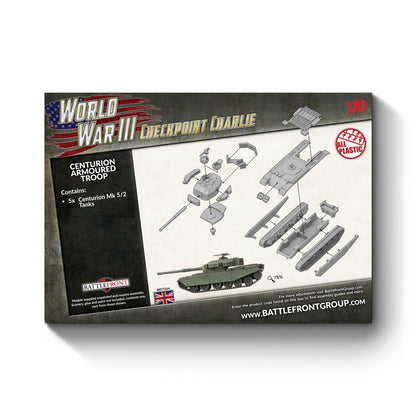 Preorder - Centurion Territorial Armoured Troop (x5 Plastic)