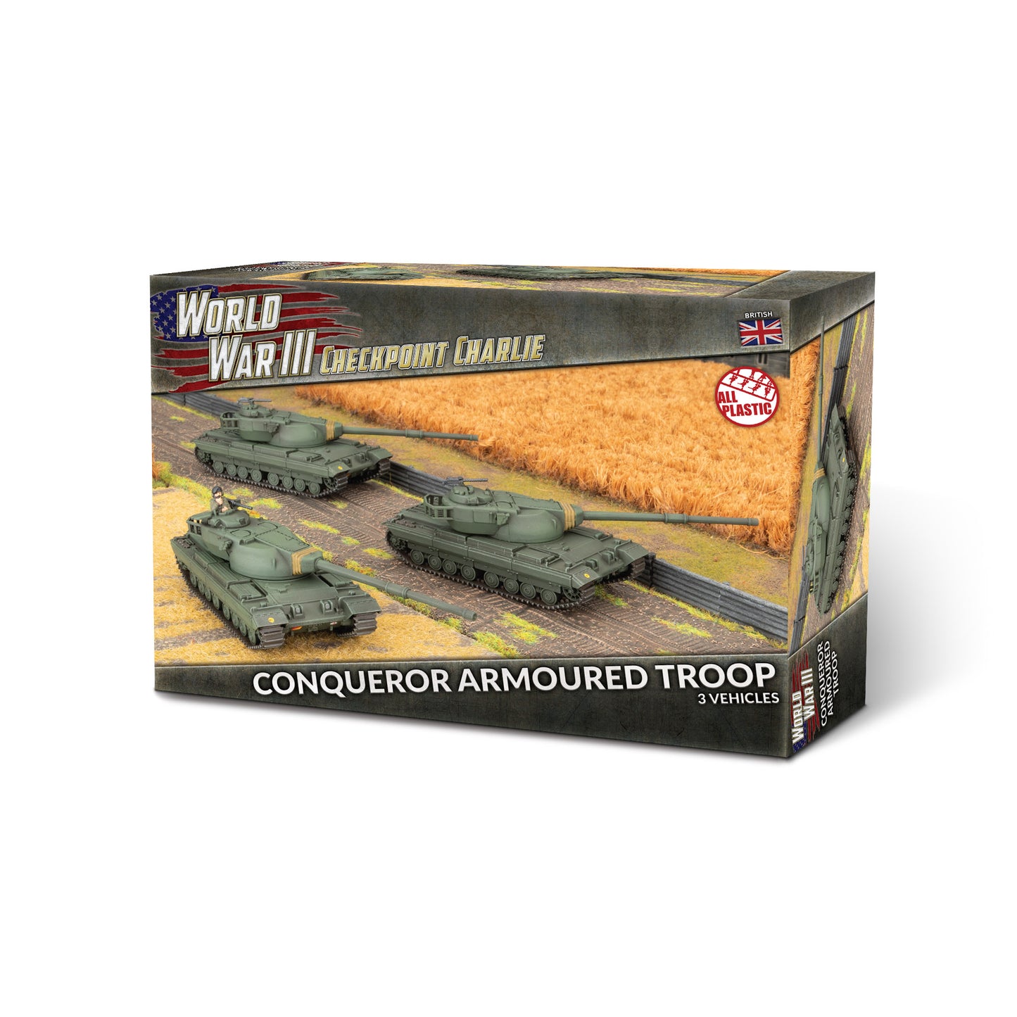 Preorder - Conqueror Armoured Troop (x3 Plastic)