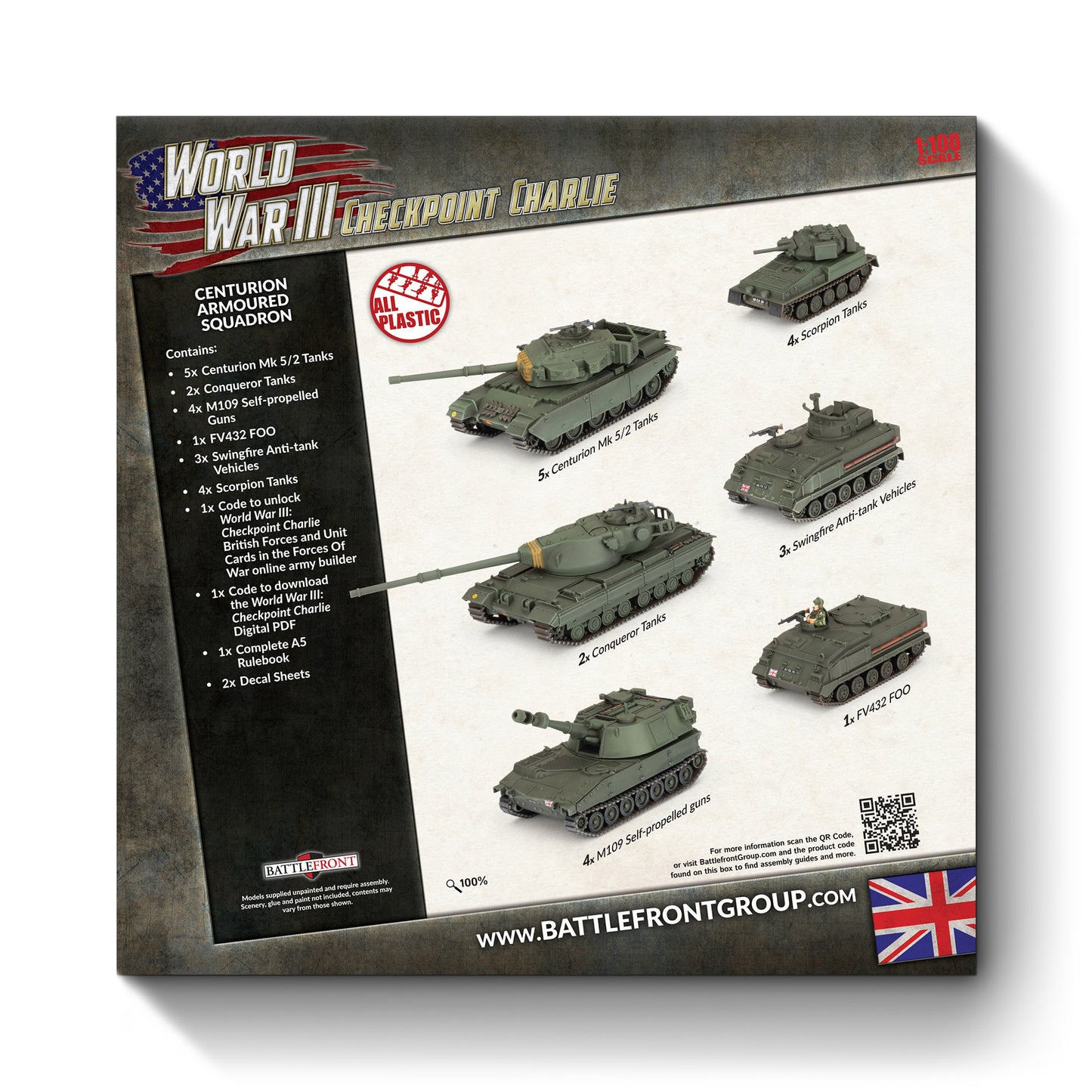 Preorder - Centurion Territorial Armoured Squadron (Plastic) - Limited Edition