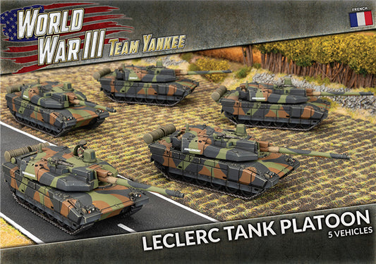 Leclerc Tank Platoon (x5 Plastic)