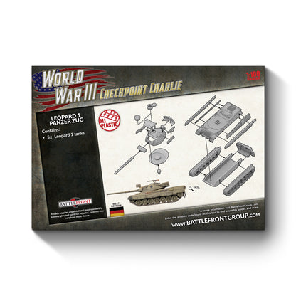 Preorder - Leopard 1 Panzer Zug (x5 Plastic)