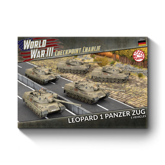 Preorder - Leopard 1 Panzer Zug (x5 Plastic)