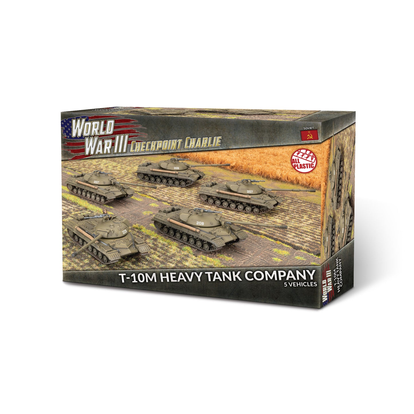 Preorder - T-10M Heavy Tank Company (x5 Plastic)