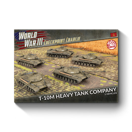 Preorder - T-10M Heavy Tank Company (x5 Plastic)