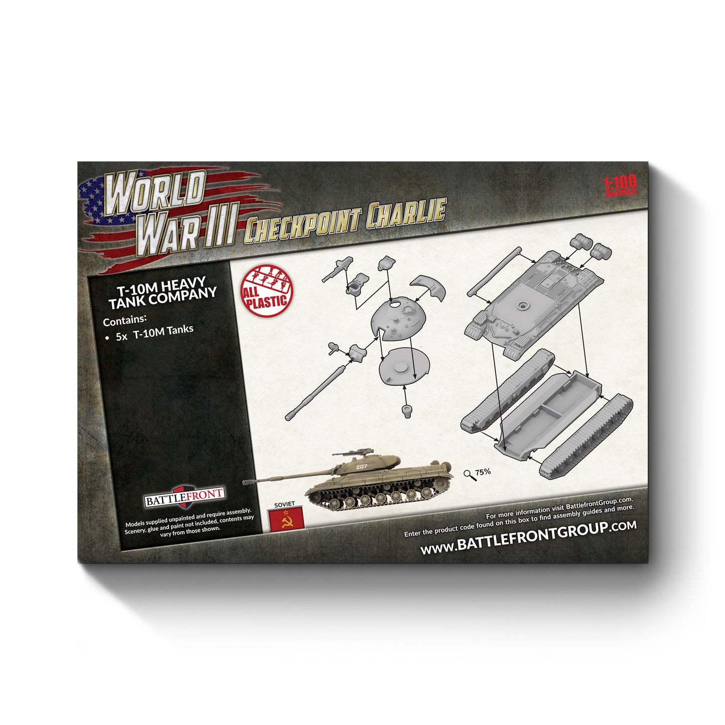 Preorder - T-10M Heavy Tank Company (x5 Plastic)