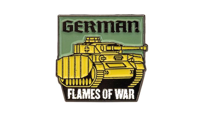 PIN01 - German Flames Of War War Collectors Pin