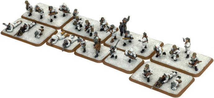 Tank-Hunter Platoon (Winter), with two sections and Close Defence Rifle teams