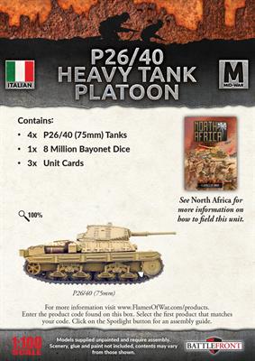 P26/40 (75mm) Tanks Platoon  IBX21