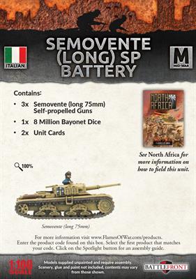 Semovente (Long 75mm) Assault Guns (x3)