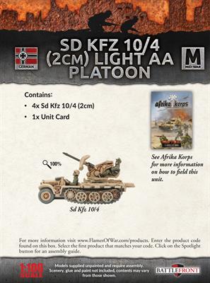 Sd Kfz 10/4 (2cm) Light AA Platoon