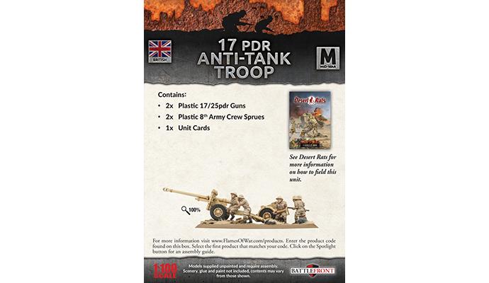 17/25pdr Anti-Tank Troop