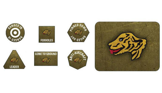 716. Infantry Division Tokens (x20) and Objectives (x2)