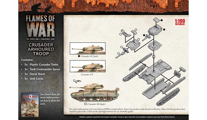 Crusader Armoured Troop (Plastic)