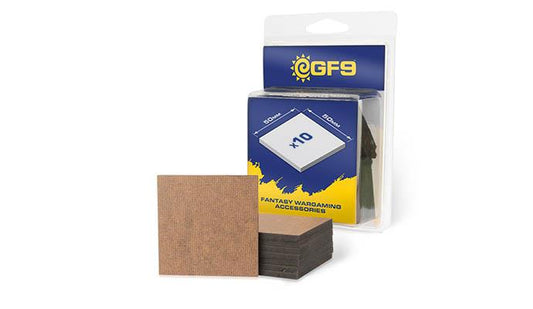 GF9 MDF Bases 50mm x 50mm (10)