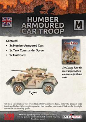 Desert Rats Humber Armoured Car Troop