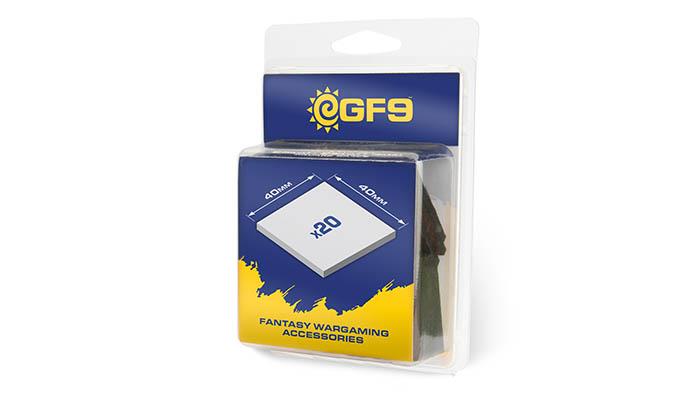 GFM203] GF9 MDF Bases 40mm x 40mm (20)