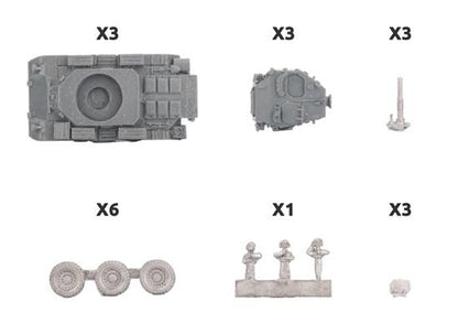 Saladin Armoured Car (x3)