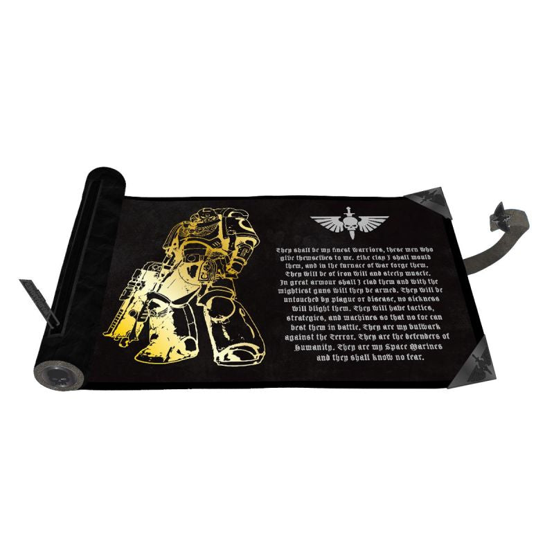 Preorder - Ultra Pro Space Marines - Adeptus Astartes Dice Scroll Premium Foil for Warhammer 40,000