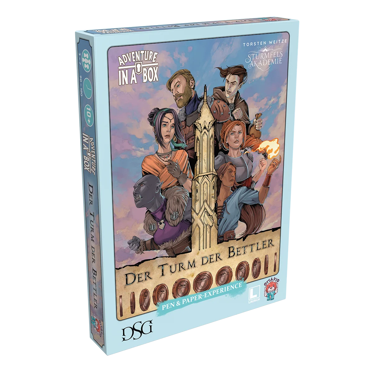 Preorder - Adventure in a Box: Sturmfels Akademie – Der Turm der Bettler