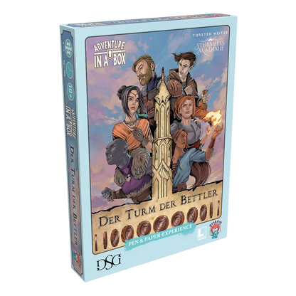 Preorder - Adventure in a Box: Sturmfels Akademie – Der Turm der Bettler
