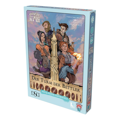 Preorder - Adventure in a Box: Sturmfels Akademie – Der Turm der Bettler